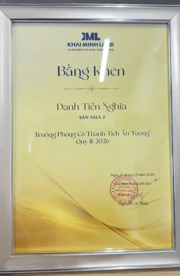 Bằng khen Quý II/2026