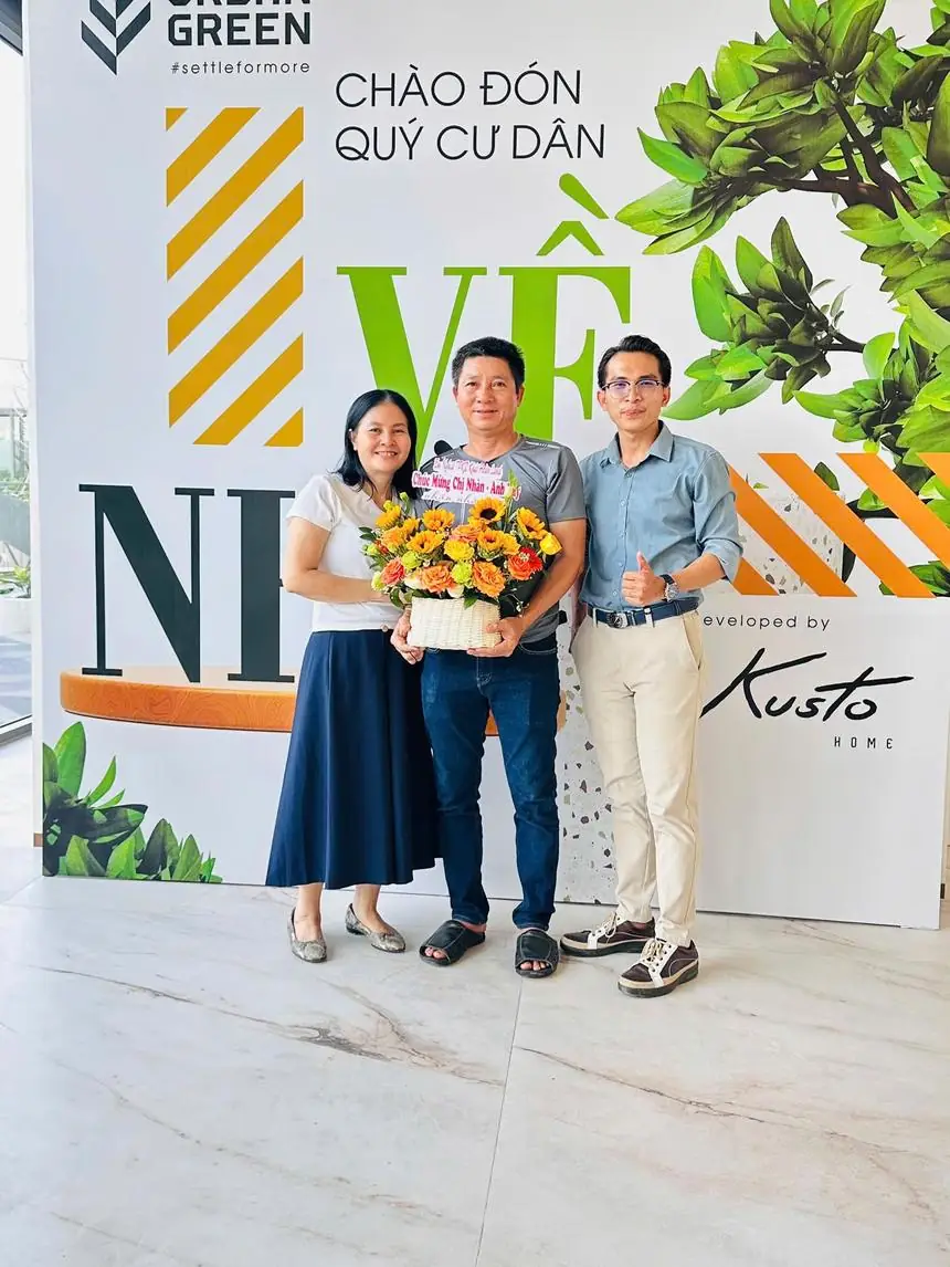 Khách hàng nhận nhà Urban Green cùng Mr Nghĩa – Chào đón cư dân về nhà