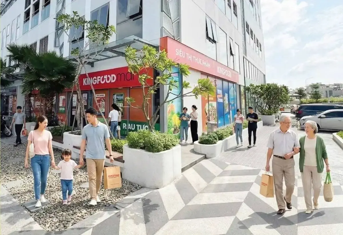 Kingfood Mart tại shophouse khối đế Urban Green